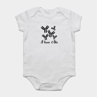 I have Abs Baby Bodysuit